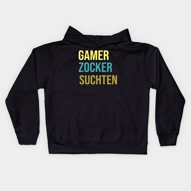 Gamer shirt for players Gambler saying t-shirt Kids Hoodie by KK-Royal